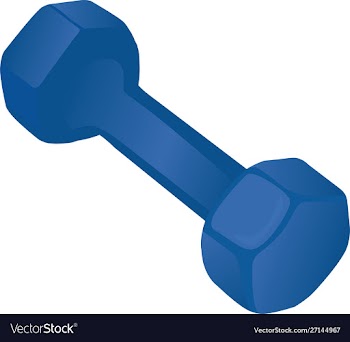 Dumbell vector image