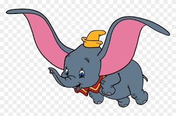 Dumbo - Dumbo The Elephant Flying
