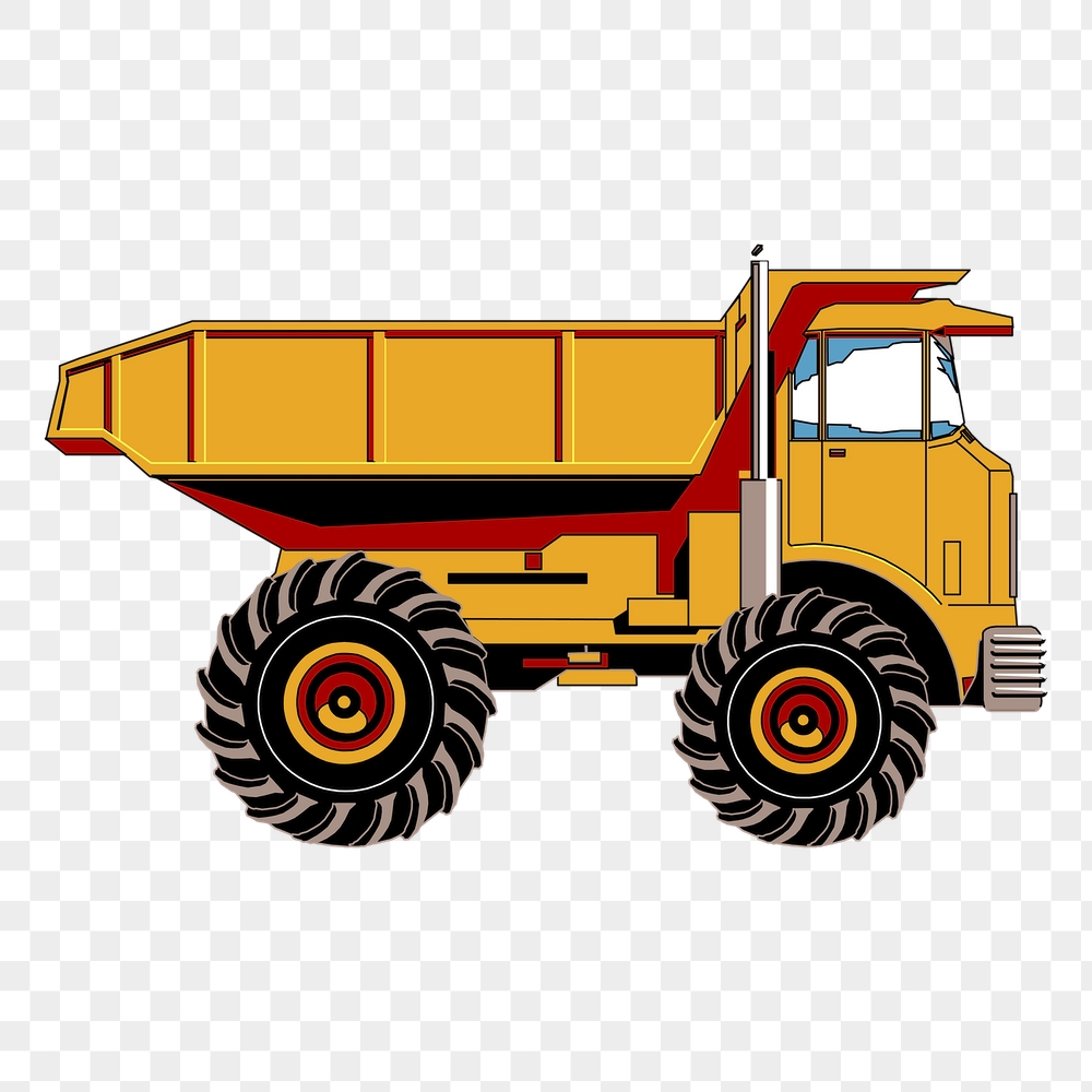 Dump truck png sticker, vehicle | Free PNG - rawpixel