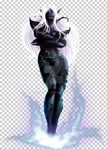 Dungeons & Dragons Drow Wizard Elf Dark Elves In Fiction PNG ...