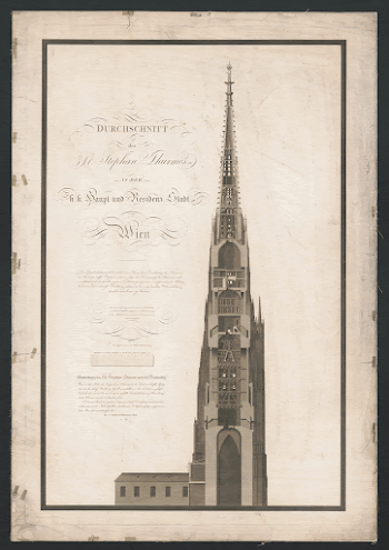 Durchschnitt des St. Stephan thurmes | Free Photo - rawpixel