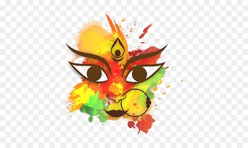 Durga Puja Dussehra Happiness Navaratri - Dussehra PNG Free Download 