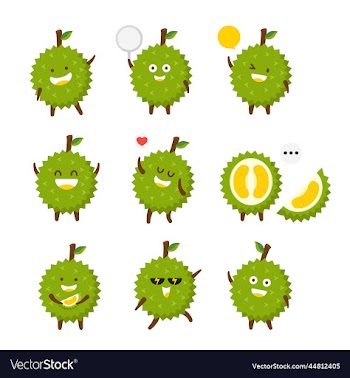 durian cartoon character