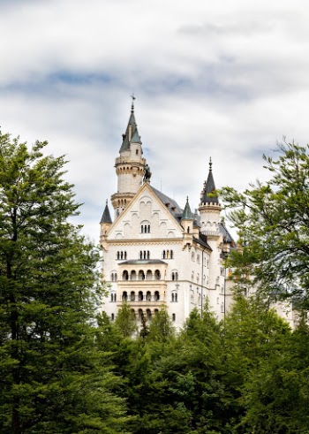 During your short walk to the Neuschwanstein Castle this is one of the views you can get.