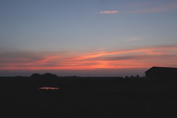 Dusk at the countryside