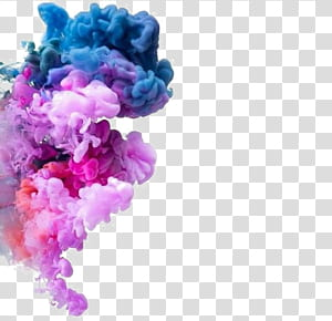 Dust explosion Color Dust explosion, Color ink splash, blue and ...