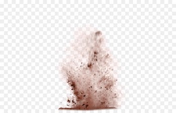 Dust Pixel - Brown simple explosion dust effect element 