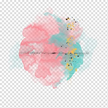 Dusting Wings Part , pink, yellow, and blue abstract graphic art transparent background PNG clipart