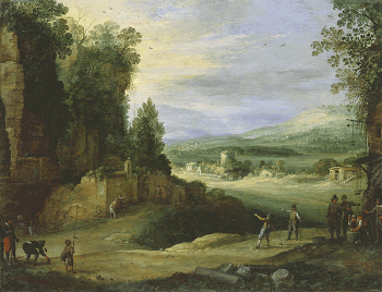 Dutch Golden Age. Landscape with figures. | Free Photo - rawpixel