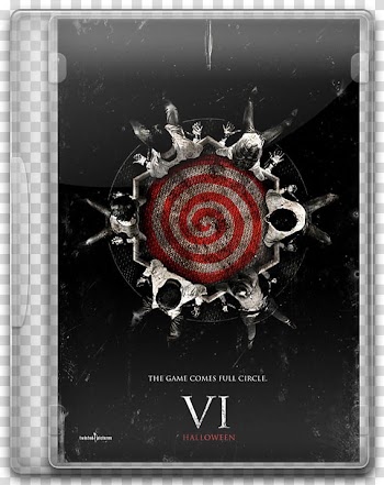 DVD movies icon, saw , VI Halloween DVD case illustration transparent background PNG clipart