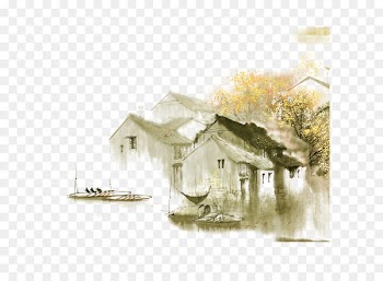 Dwelling in the Fuchun Mountains Jiangnan Ink wash painting Shan shui Chinese painting - Water 