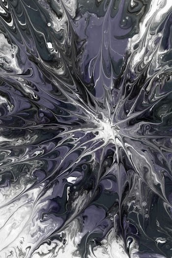 Dynamic Abstract Art with Swirling Patterns