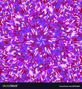 Dynamic abstract circular tile pattern background vector image
