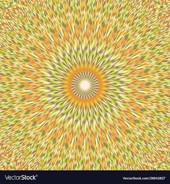 Dynamic abstract colorful hypnotic round tile vector image