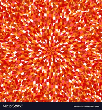 Dynamic abstract hypnotic circular mosaic pattern vector image