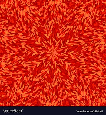 Dynamic abstract hypnotic radial triangle mosaic vector image