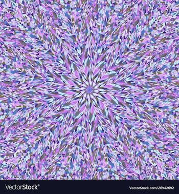 Dynamic abstract hypnotic tiled mosaic pattern vector image