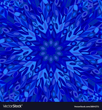 Dynamic abstract radial tiled pattern mosaic vector image