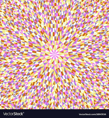 Dynamic abstract tiled mosaic pattern background vector image