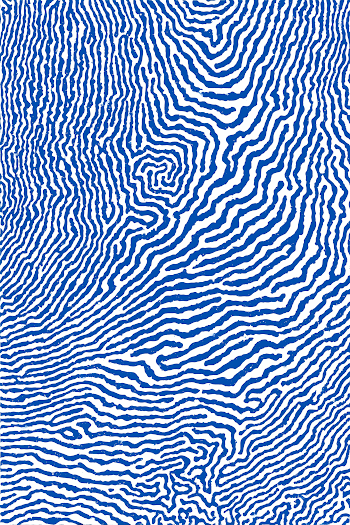 Dynamic Blue Water Ripples Pattern