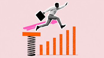 Dynamic Career Growth Conceptual Image