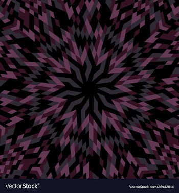 Dynamic colorful abstract geometrical round tile vector image