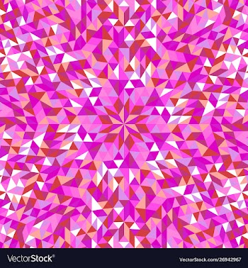 Dynamic colorful hypnotic geometrical tiled vector image