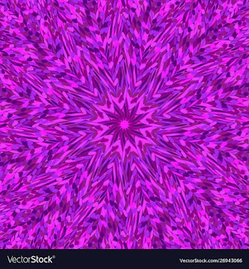Dynamic colorful hypnotic stylized flower mosaic vector image