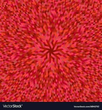 Dynamic colorful round tiled pattern mosaic vector image