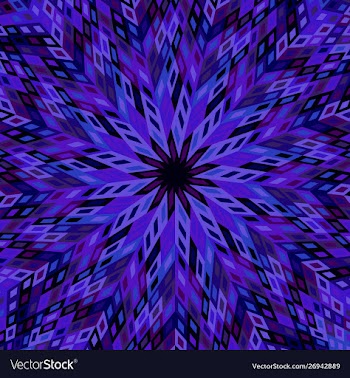 Dynamic geometrical abstract circular burst vector image