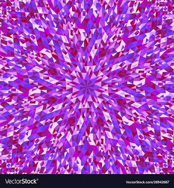 Dynamic geometrical abstract round pattern mosaic vector image