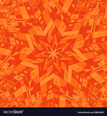 Dynamic geometrical colorful abstract round vector image