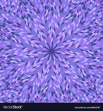 Dynamic geometrical colorful circular mosaic vector image