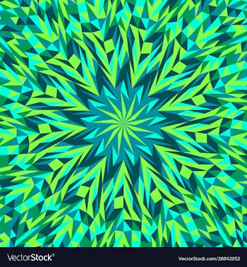 Dynamic geometrical colorful polygonal pattern vector image