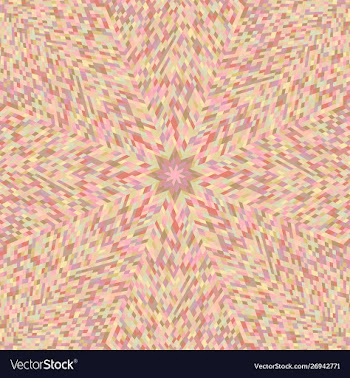 Dynamic geometrical round tile pattern background vector image
