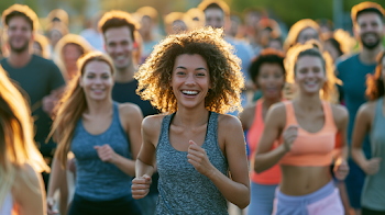 Dynamic Group Jogging in a City Park