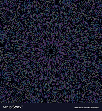 Dynamic hypnotic circular tile mosaic pattern vector image