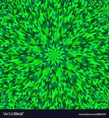 Dynamic hypnotic circular tile pattern mosaic vector image