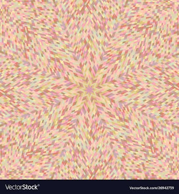 Dynamic hypnotic colorful geometrical radial vector image
