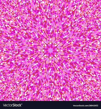 Dynamic hypnotic geometrical circular burst vector image