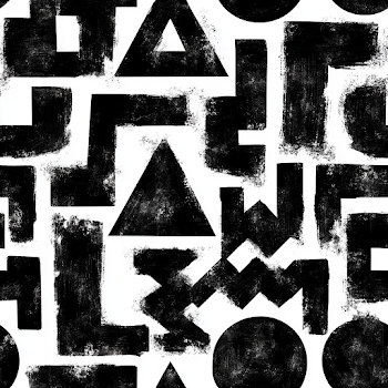 Dynamic Monochrome Abstract Pattern