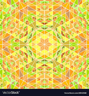 Dynamic polygonal radial tiled triangle mosaic vector image