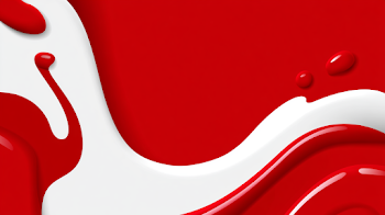 Dynamic Red and Warm White Background for FMCG Campaign