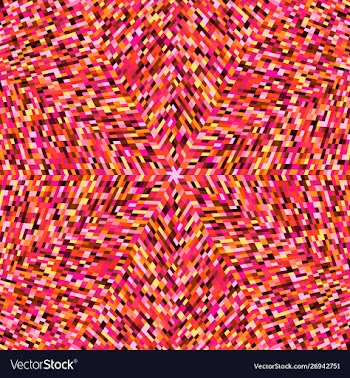Dynamic round tiled pattern mosaic background vector image