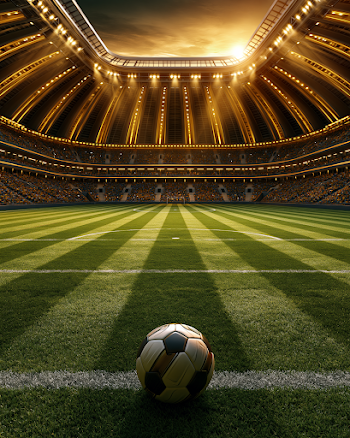 Dynamic Soccer Stadium with Volumetric Lighting