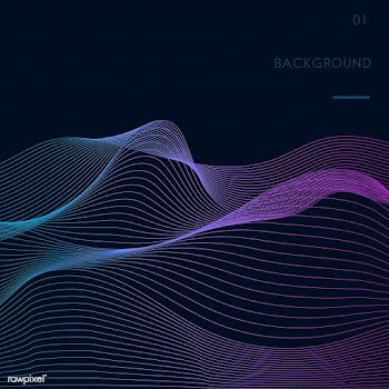Dynamic wave pattern background | Free stock vector - 487005