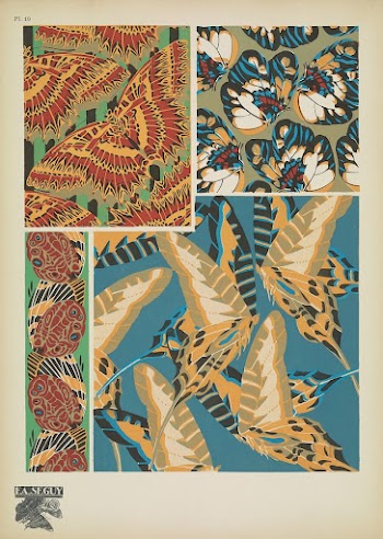 E.A. S&eacute;guy's vintage butterflies pattern | Free Photo Illustration - rawpixel