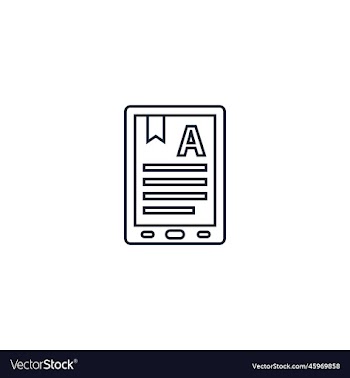 e-book creative icon from e-learning icons