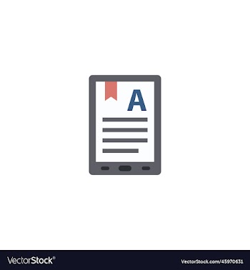 e-book creative icon from e-learning icons
