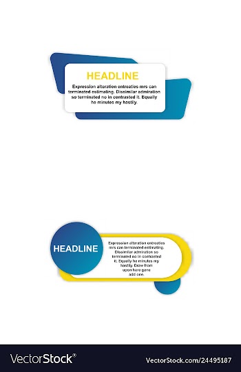 E-commerce banner set nice plastic cards in vector image